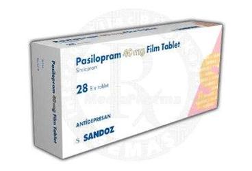 PASILOPRAM 40 mg 28 film tablet kutu görseli