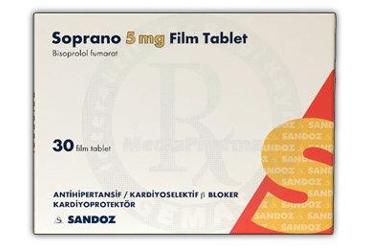 SOPRANO 5 mg 30 film tablet kutu görseli