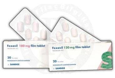 FEXAVIL 120 mg 20 film tablet kutu görseli