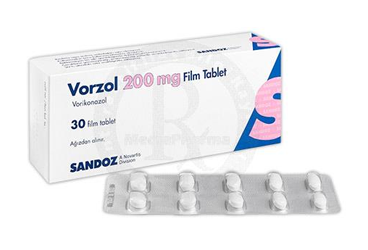 VORZOL 200 mg 30 film kaplı tablet { Sandoz } kutu görseli