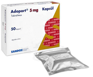 ADOPORT 5 mg 50 kapsül kutu görseli