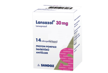 LANSAZOL 30 mg 14 mikropellet kapsül kutu görseli