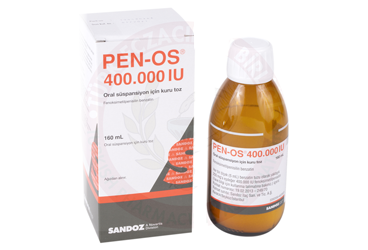 PEN-OS 400 oral süspansiyon için kuru toz (160 ml) kutu görseli