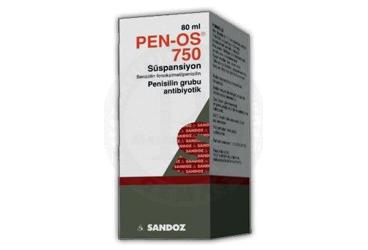 PEN-OS 750 mg 80 ml ŞURUP {Sandoz} kutu görseli