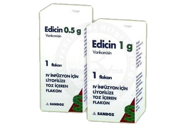 EDICIN 1 G IV infüzyon için liyofilize toz içeren 10 flakon kutu görseli