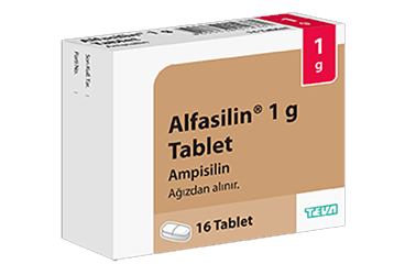 ALFASILIN 1 gr 16 tablet kutu görseli