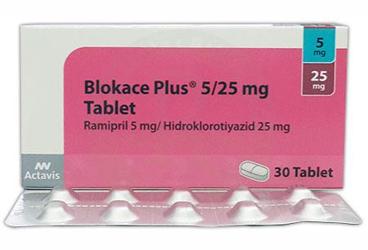 BLOKACE PLUS 5mg/25mg 30 tablet kutu görseli