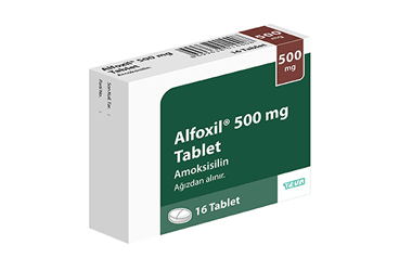 ALFOXIL 500 mg 16 tablet {Actavis} kutu görseli