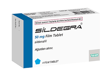 SILDEGRA 50 mg 4 film tablet kutu görseli