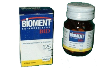 BIOMENT BID 625 mg 10 tablet kutu görseli