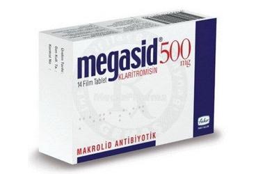 MEGASID 500 mg 14 film tablet kutu görseli
