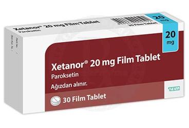 XETANOR 20 mg 30 tablet kutu görseli