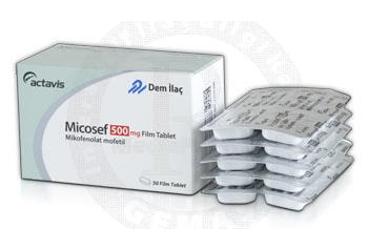 MICOSEF 500 mg 150 film tablet kutu görseli