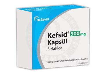 KEFSID 500 mg 12 kapsül {8699517150128} kutu görseli