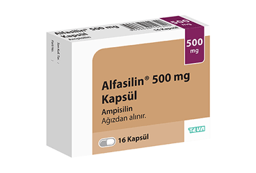 ALFASILIN 500 mg 16 kapsül kutu görseli
