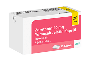 ZORETANIN 20 mg 30 kapsül kutu görseli