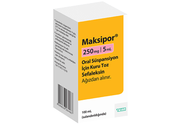 MAKSIPOR 5 ml oral 250 mg 100 ml süspansiyon kutu görseli