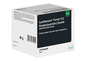 LYSTHENON FORT 5 mg 25 ampül kutu görseli