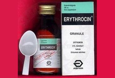 ERYTHROCIN 200 mg 100 ml süspansiyon kutu görseli
