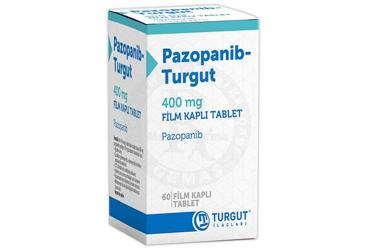 PAZOPANIB-TURGUT 400 mg film kaplı tablet (60 tablet) kutu görseli