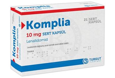 KOMPLIA 10 mg sert kapsül (21 adet) kutu görseli