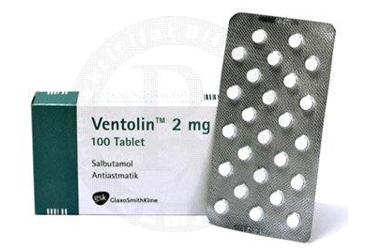 VENTOLIN 2 mg 100 tablet kutu görseli