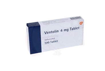 VENTOLIN 4 mg 100 tablet kutu görseli