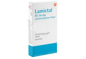 LAMICTAL DC 25 mg çözünür 30 çiğneme tableti kutu görseli