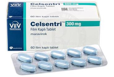 CELSENTRI 300 mg film kaplı tablet (60 tablet) kutu görseli