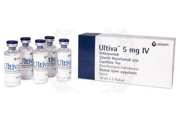 ULTIVA 5 mg 5 flakon kutu görseli