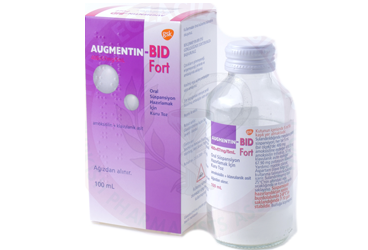 AUGMENTIN BID 400/57 FORTE oral süspansiyon haz. için kuru toz 100 ml kutu görseli