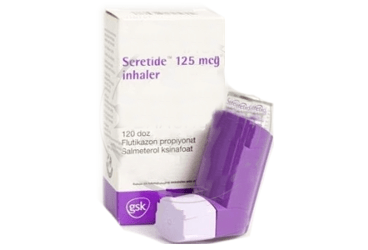 SERETIDE inhaler 125 mcg 120 doz kutu görseli