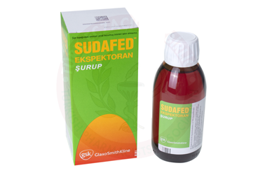 SUDAFED EXPEKTORAN 150 ml şurup kutu görseli