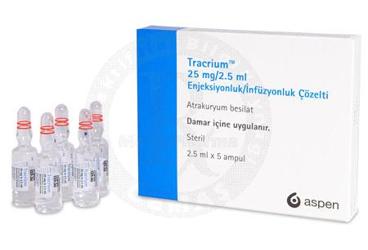 TRACRIUM 25 mg 5 ampül kutu görseli