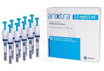 ARIXTRA 2.5 mg/0.5 ml enjeksiyonluk sol.10 kul.haz.şırınga kutu görseli