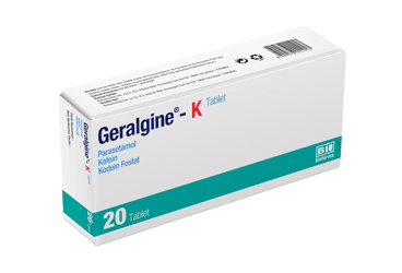 GERALGINE-K 20 tablet { Münir Şahin } kutu görseli