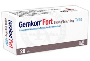 GERAKON FORT 20 tablet kutu görseli