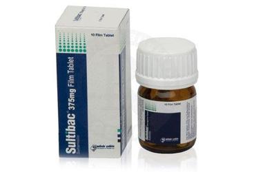 SULTIBAC 375 mg 10 film tablet kutu görseli