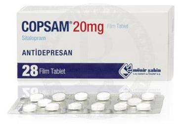 COPSAM 20 mg 28 film tablet kutu görseli