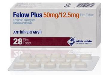 FELOW PLUS 50 mg/12.5 mg 28 film tablet kutu görseli