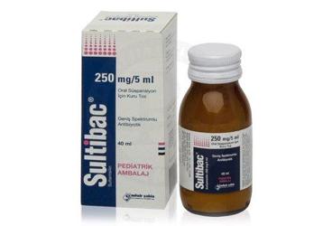 SULTIBAC 250 mg/5 ml 40 ml süspansiyon kutu görseli