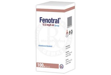 FENOTRAL 5 ml 12.5 mg 100 ml şurup kutu görseli