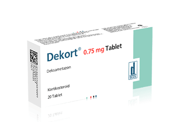 DEKORT 0.75 mg 20 tablet kutu görseli