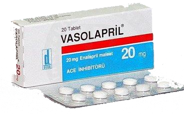 VASOLAPRIL 20 mg 20 tablet kutu görseli