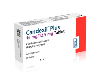 CANDEXIL PLUS 16 mg/12.5 mg 28 tablet kutu görseli