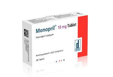 MONOPRIL 10 mg 28 tablet {Deva} kutu görseli