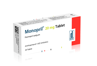 MONOPRIL 20 mg 20 tablet {Deva} kutu görseli