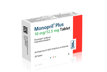MONOPRIL PLUS 10 mg/12.5 mg 28 tablet kutu görseli