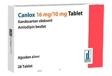 CANLOX 16 mg/10 mg tablet (28 tablet) kutu görseli
