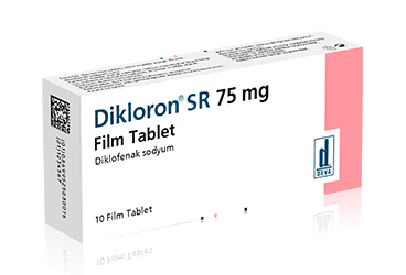 DIKLORON SR 75 mg 10 film tablet kutu görseli